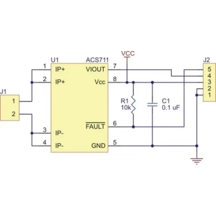 ACS711EX Akım Sensörü -31A / +31A