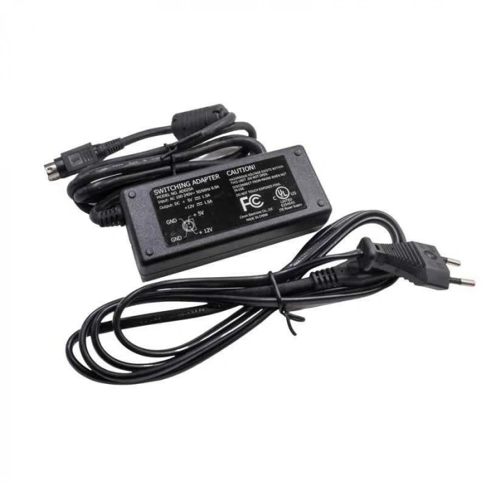AD025A 5V/12V 1.5A Çiftli/Dual Adaptör - 4 Pinli