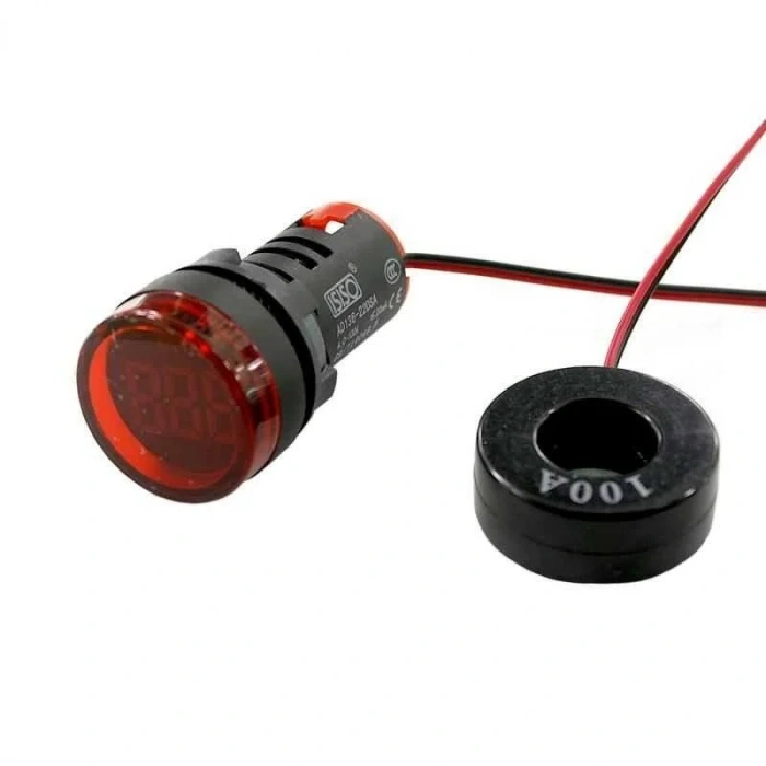AD136-22DSA-K 100A Ampermetre - Kırmızı