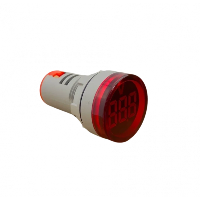AD22-22V-DC 22mm Dijital Voltmetre 5-50V DC Kırmızı