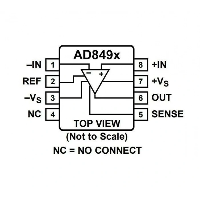 AD8495ARMZ-R7TR MSOP-8 Termokupl Amplifikatör Entegresi