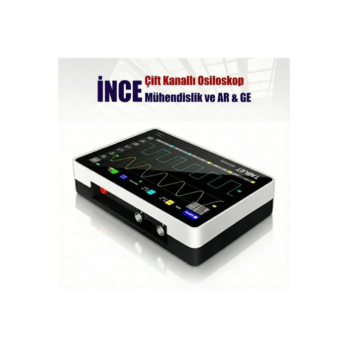 ADS1013D 100MHz 2 Kanal 1GSa/s Dijital Dokunmatik Tablet Osiloskop