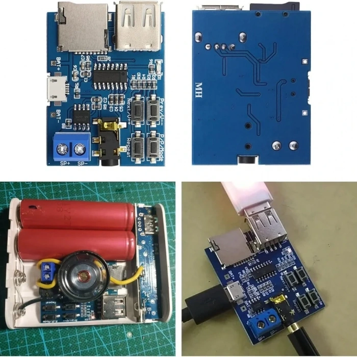 Amplifikatör Devresi Mono 3W / MP3 Çalar Devresi