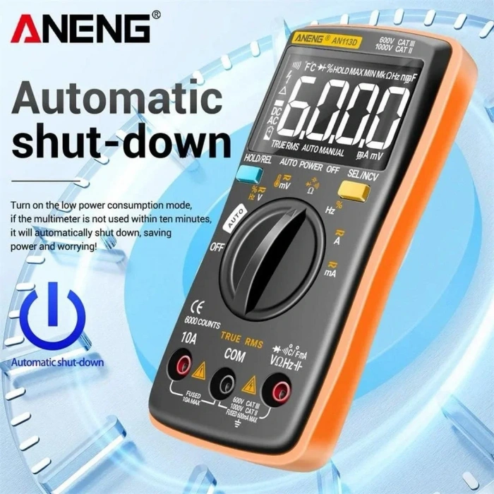 ANENG AN113D Dijital Multimetre Akıllı Otomatik