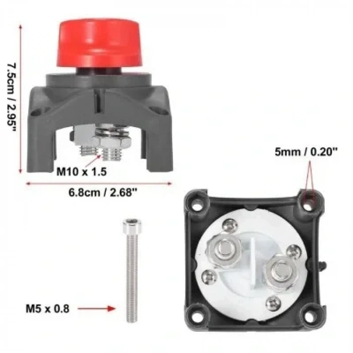 Araç Akü Anahtarı 50V 275A