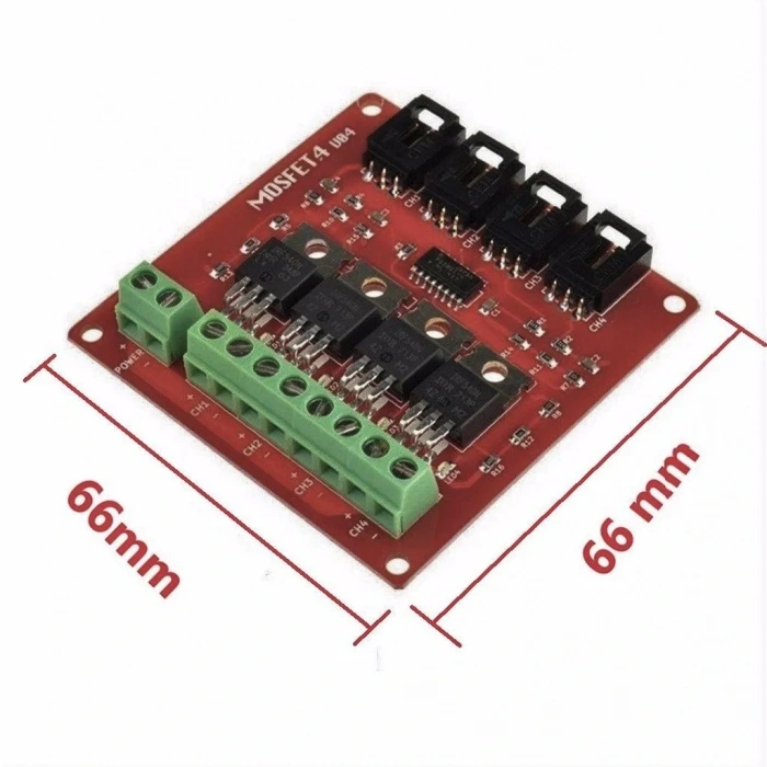 Arduino 4 Kanallı IRF540 MOSFET Modülü