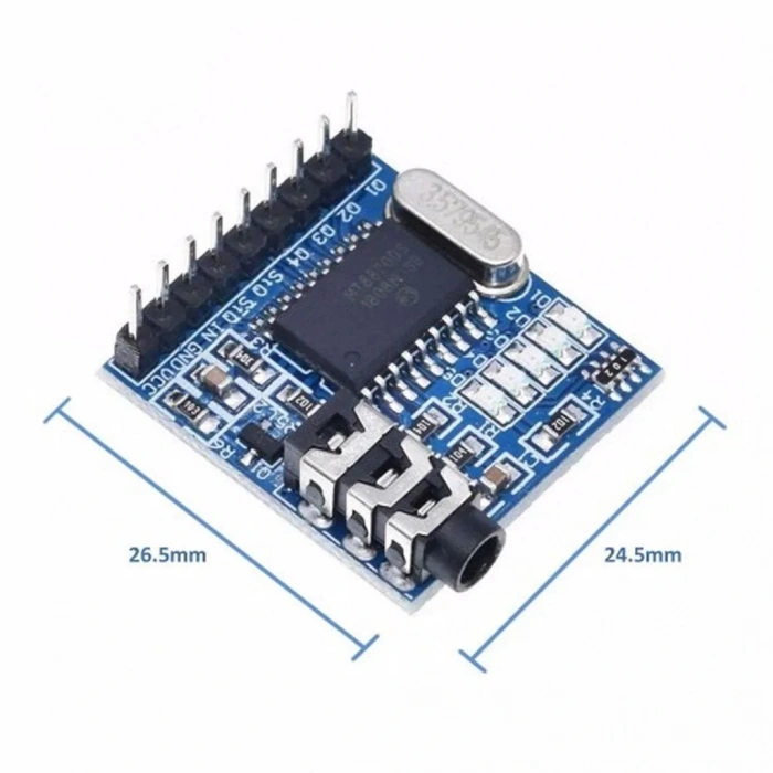 Arduino MT8870 DTMF Telefon Ses Çözücü Modülü