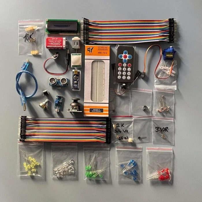 Arduino Nano Set Süper Başlangıç Hobi Seti 111 Parça