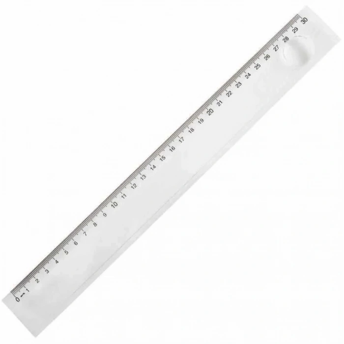 Ark 30cm Şeffaf Mercekli Cetvel