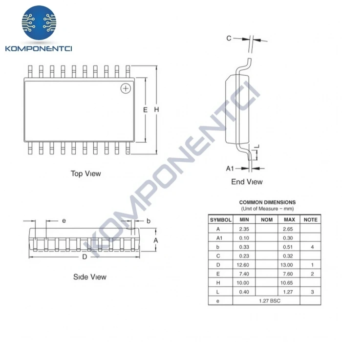 AT89C2051-24SU Mikrodenetleyici Soic-20