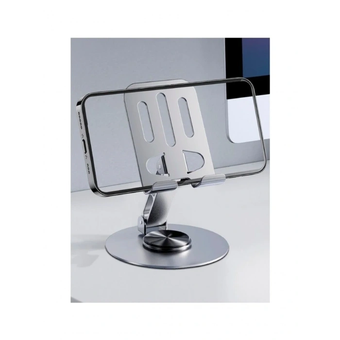 ATD-01 Metalik 360° Ayarlanabilir Telefon Tablet Tutucu Stand