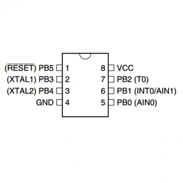 ATtiny11L-2PC 8-Bit 2MHz Mikrodenetleyici PDIP-8