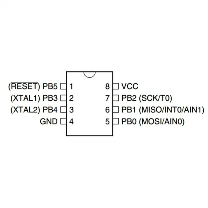 ATtiny12L-4SU SMD 8-Bit 4MHz Mikrodenetleyici SOIC-8