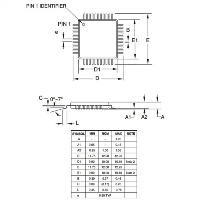 ATXMEGA32A4U-AU SMD 8Bit 32Mhz TQFP-44
