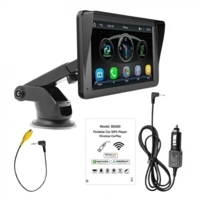 B5300L 7 Dokunmatik Ekranlı Araç Multimedya Oynatıcı - Android Carplay