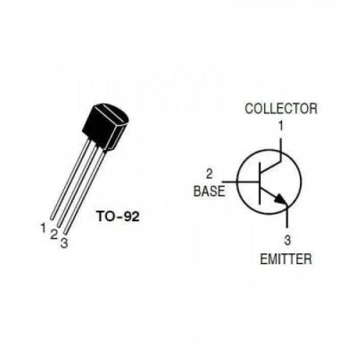BC237 - TO92 NPN Transistör