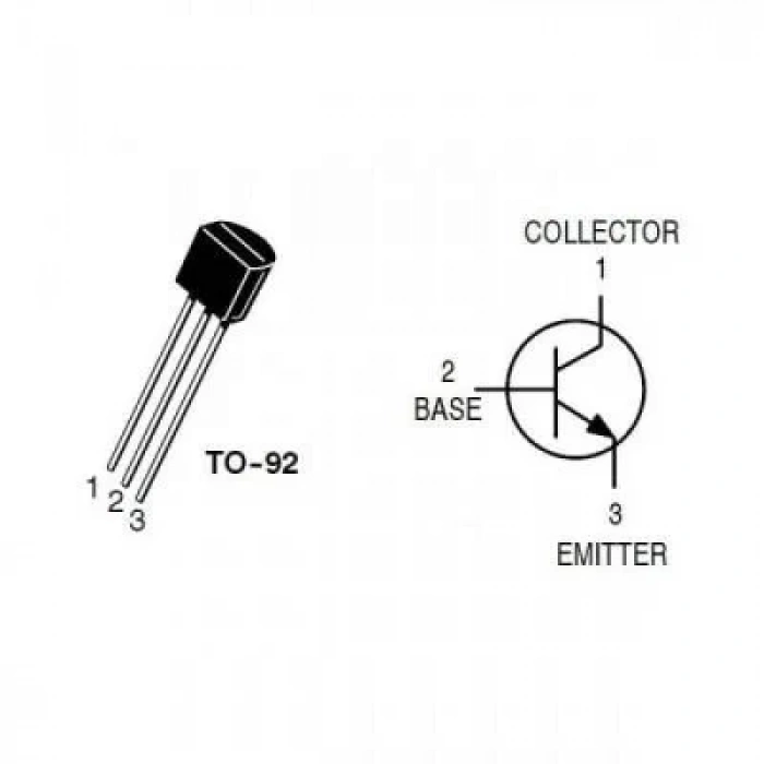 BC238 - TO92 NPN Transistör