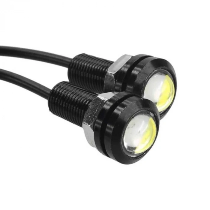 Beyaz Kartal Gözü Led 12V 2 Adet - Gündüz Farı