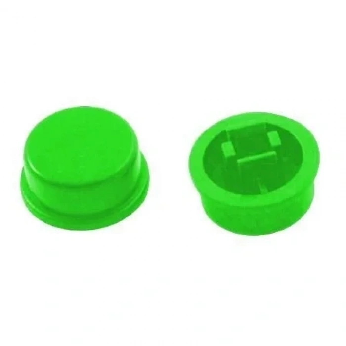 Buton 12x12 Yuvarlak Yeşil Kapak