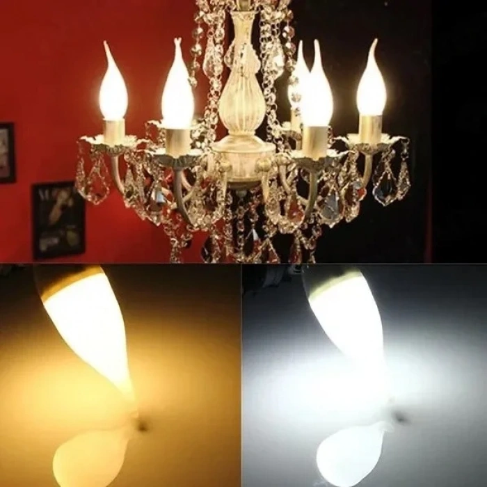 Cata CT-4080 7W E14 Led Kıvrık Buji Ampul (Günışığı)