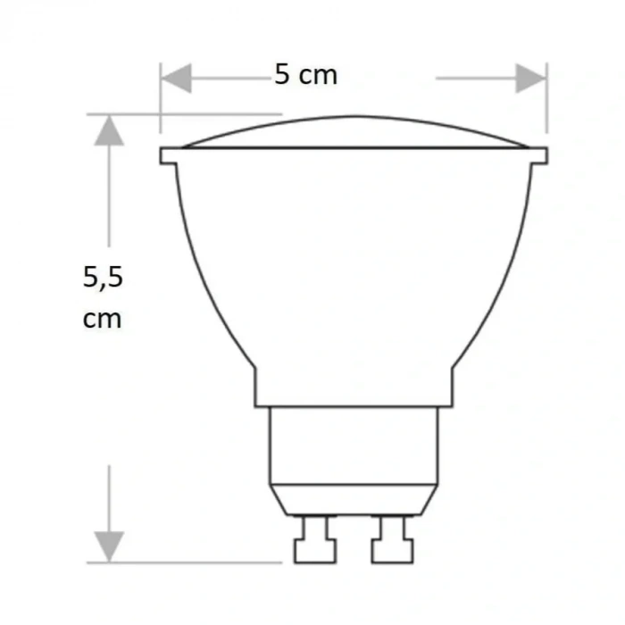 Cata CT-4215 Çanak Led Ampul 7W 6500K Beyaz Işık