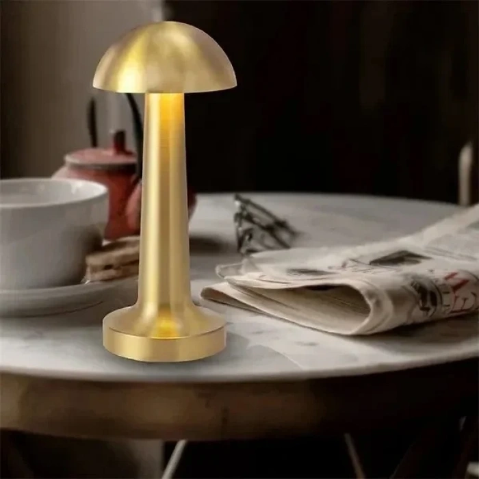 Cata CT-8429 Lizbon Dokunmatik Şarjlı Led Masa Lambası Gold