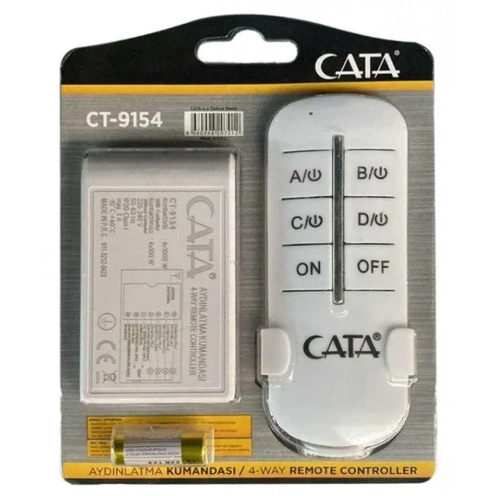 CATA 4 x 1000W 4lü Aydınlatma Kumandası CT-9154