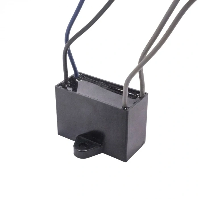 CBB61 2uF/3uF 450V Kablolu Kutulu Daimi Kondansatör