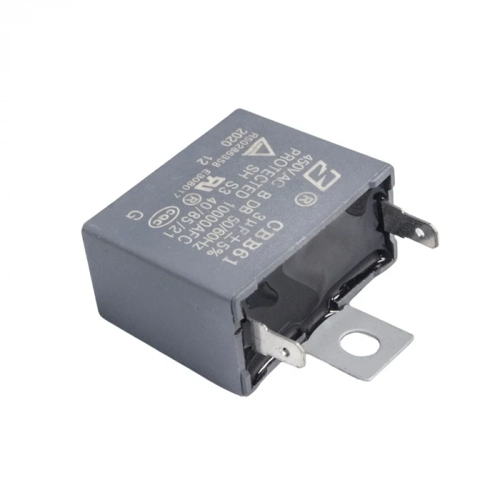 CBB61 3uF 450V Kutulu Daimi Kondansatör