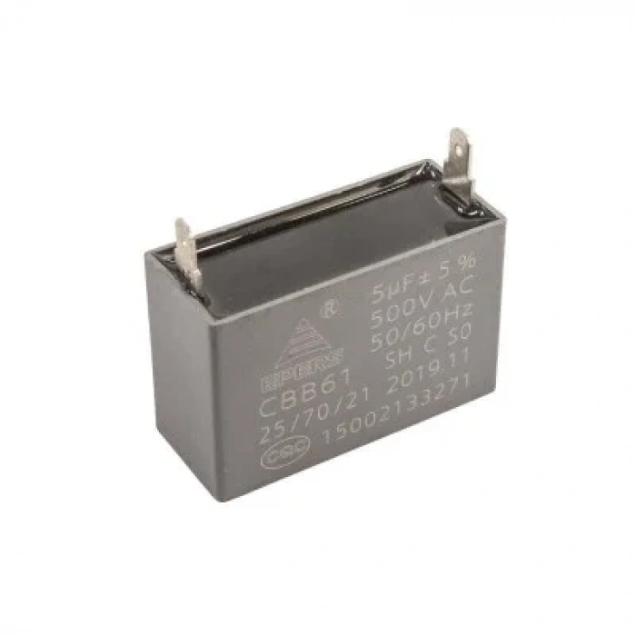 CBB61 5uF 500VAC Kutulu Kondansatör