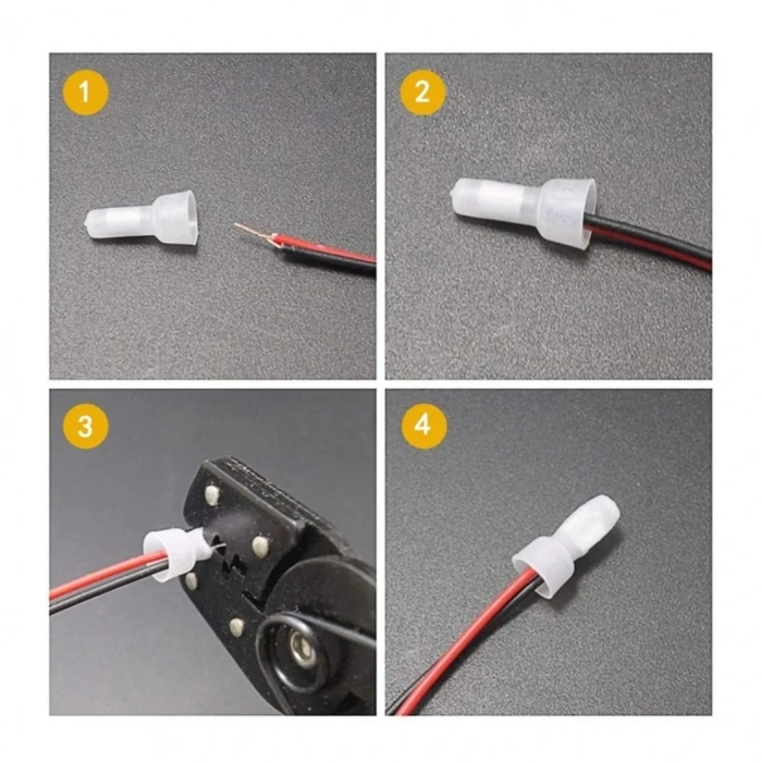 CE-1 0.5-1.5mm2 Kablo Ucu Kapama Terminali 100 Adet