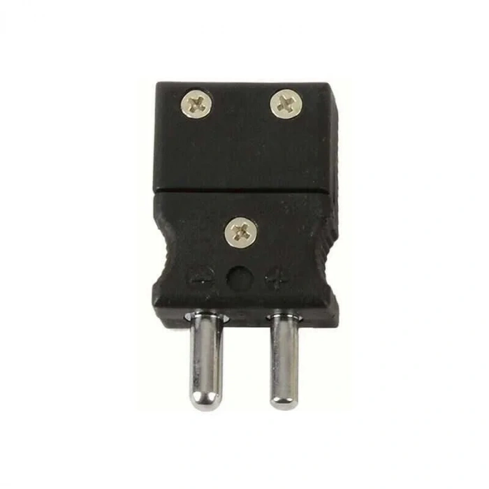 CK-05SY-Erkek - Fe-Const Termokupl Fiş Siyah