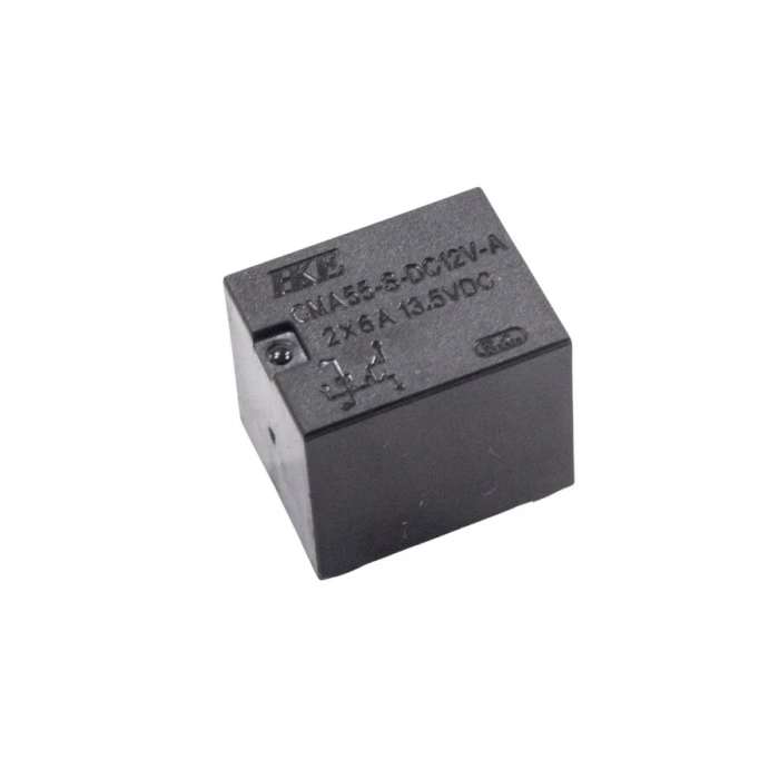 CMA55-S 12V 2X6A Röle 5-Pin