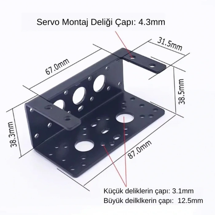 Çok Fonksiyonlu Servo Motor Tutucu - DS5160 DS51160
