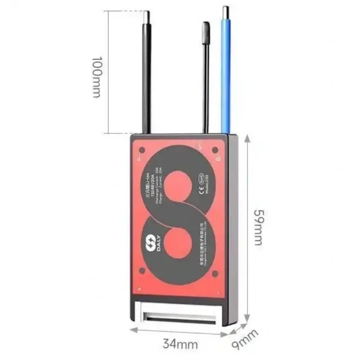 Daly 10S 20A Li-ion BMS Balanslı Koruma Kartı