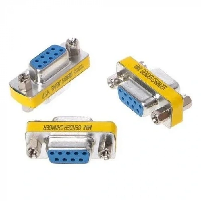 DB9 - RS232 Dişi-Dişi (F2F) 9 Pin Çevirici Ara Adaptör