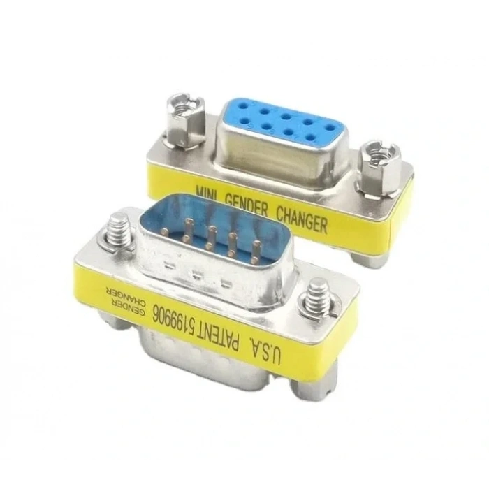 DB9 - RS232 Erkek-Dişi (M2F) 9 Pin Çevirici Ara Adaptör