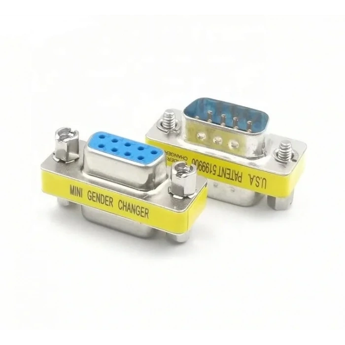 DB9 - RS232 Erkek-Dişi (M2F) 9 Pin Çevirici Ara Adaptör