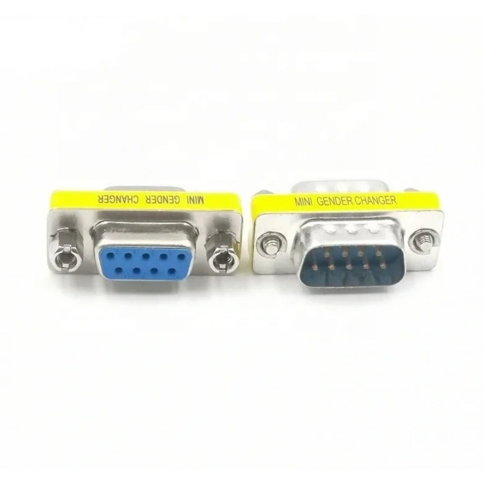 DB9 - RS232 Erkek-Dişi (M2F) 9 Pin Çevirici Ara Adaptör