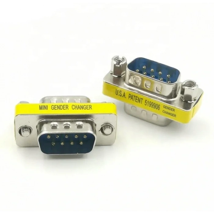 DB9 - RS232 Erkek-Erkek (M2M) 9 Pin Çevirici Ara Adaptör