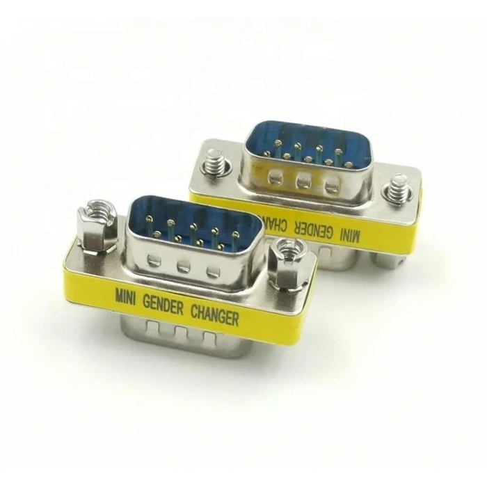 DB9 - RS232 Erkek-Erkek (M2M) 9 Pin Çevirici Ara Adaptör