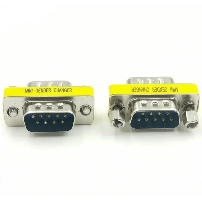 DB9 - RS232 Erkek-Erkek (M2M) 9 Pin Çevirici Ara Adaptör