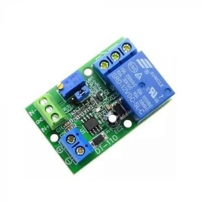 DC 12V 1-Kanal LM393 Voltaj Karşılaştırıcı Röle Modülü