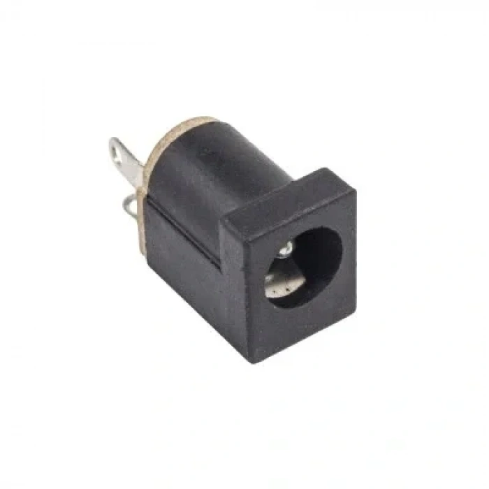 DC 2.1mm Jack Şase Pcb Tipi (Pinleri Arkada)
