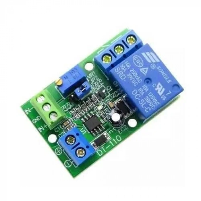 DC 24V 1-Kanal LM393 Voltaj Karşılaştırıcı Röle Modülü