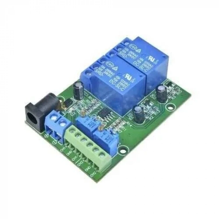 DC 5V 2-Kanal LM393 Voltaj Karşılaştırıcı Röle Modülü