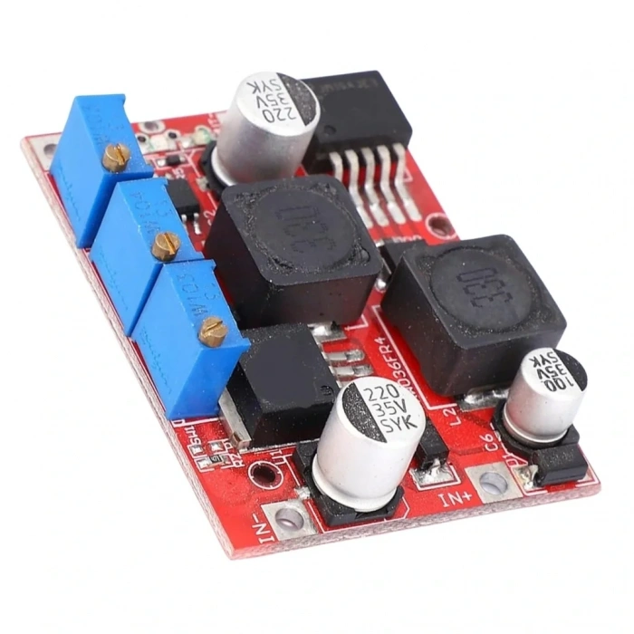 DC-DC Ayarlı Voltaj Yükseltici-Düşürücü Kartı (LM2577 + LM2596)