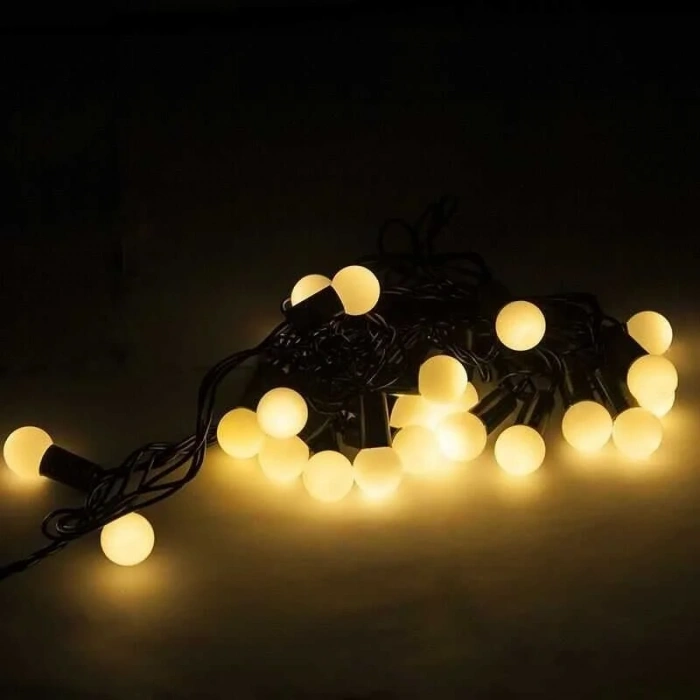 Dekoratif Sarı Şerit Led 5 Metre - Yuvarlak Işık