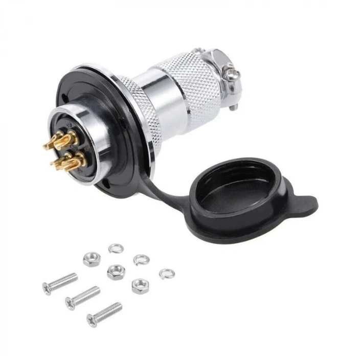 DF25 4 Pin 25mm Su Geçirmez Konnektör Takımı