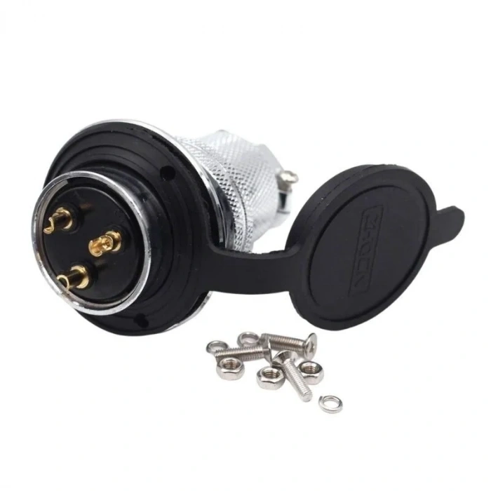 DF30 3 Pin 30mm Su Geçirmez Konnektör Takımı